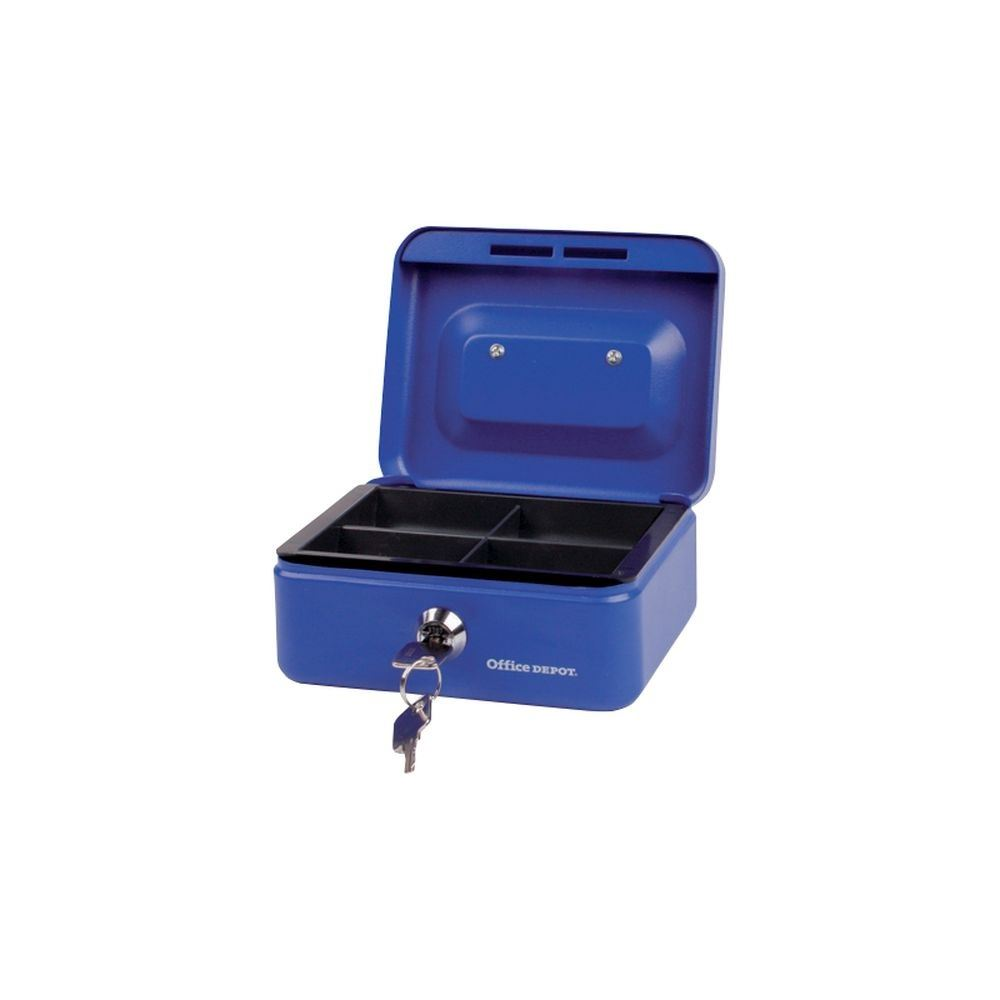 Office Depot mini pénzkazetta kék (4049968) (off4049968)
