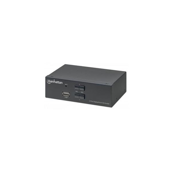 Manhattan 153546 KVM превключвател Черен