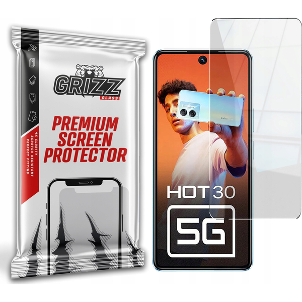  GrizzGlass Szkło hybrydowe GrizzGlass HybridGlass Infinix Hot 30 5G