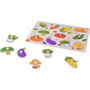  Jokomisiada Układanka edukacyjna puzzle drewniane warzywa dopasuj 11ele ZA5258