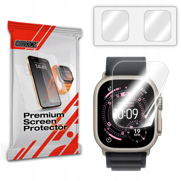 Folia ceramiczna GrizzGlass CeramicFilm do Apple Watch Ultra 3 49mm