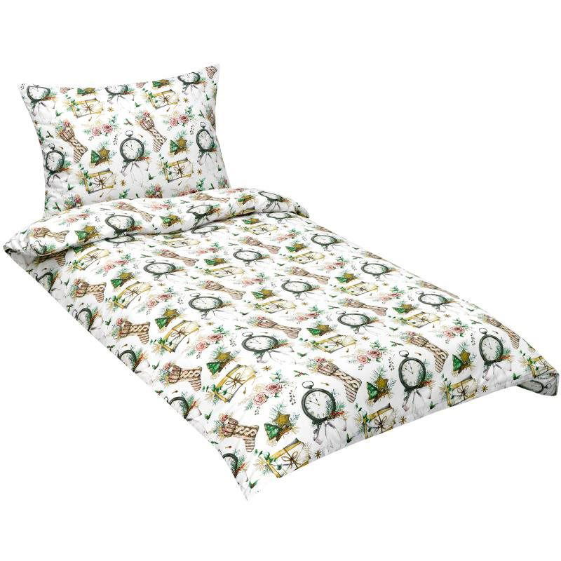 Bellatex 90/CH27 Pamut ágyneműhuzat, karácsonyi időszak, 140×200 + 70×90 cm (10122)