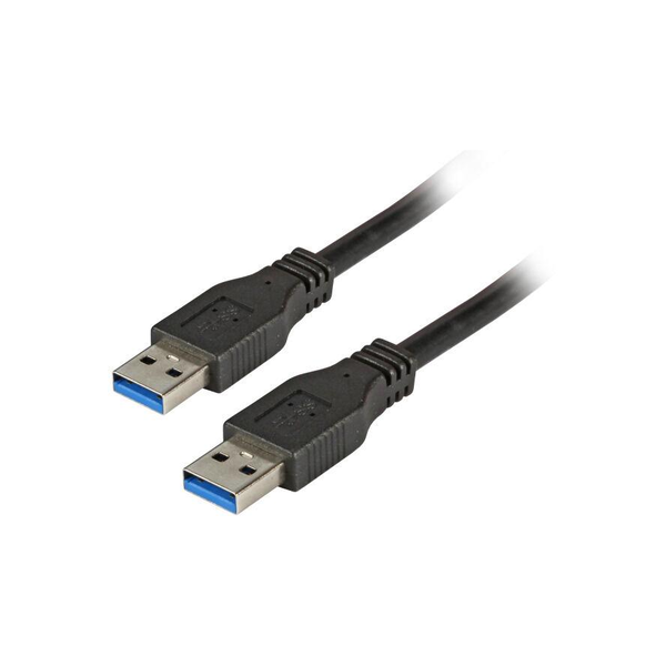 EFB USB3.0 Anschlusskabel A-A,St.-St.,3,0m,schwarz,Premium
