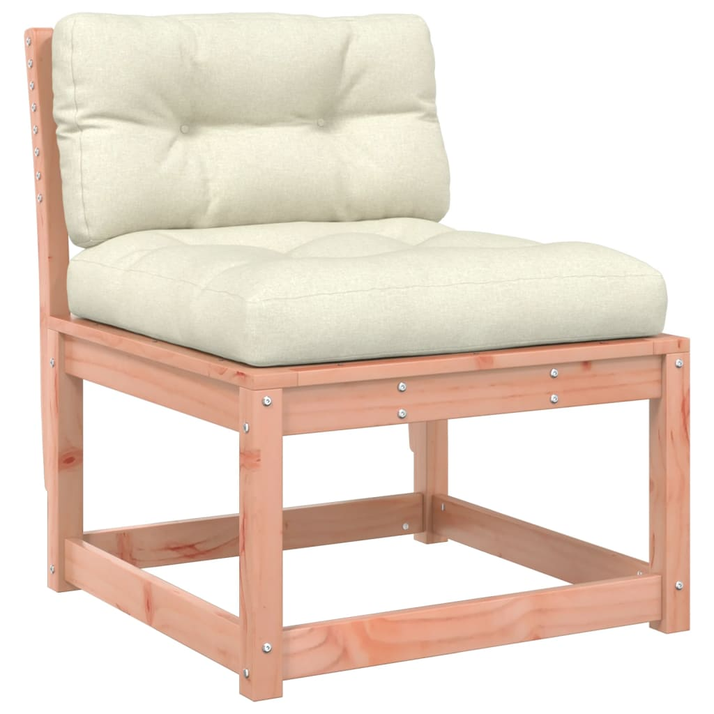 tömör duglászfenyő kerti kanapé párnával (844692)