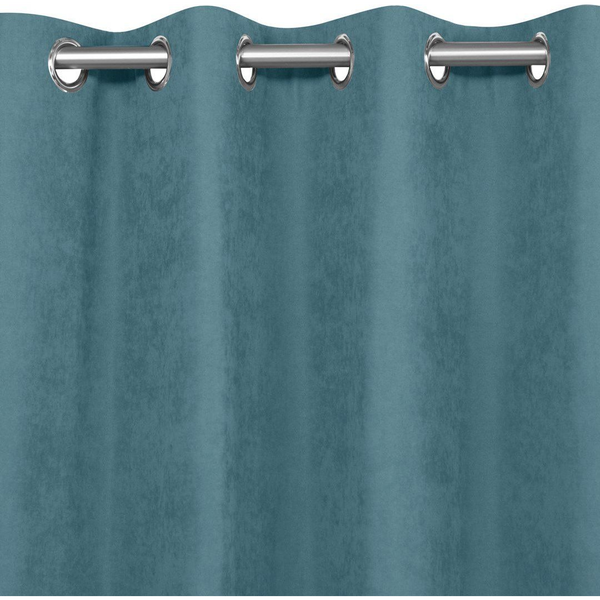  Homede Zasłona MILANA błękitny szenila 136x225 HOMEDE