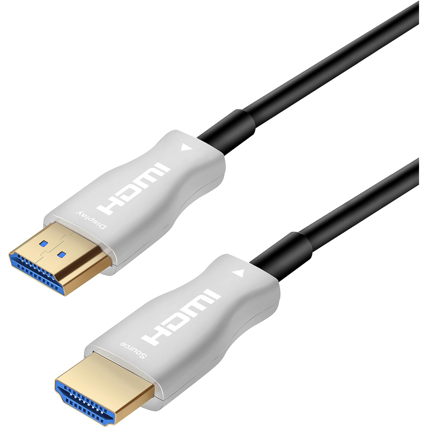 Premiumcord KPHDM2X15 Aktív optikai HDMI 2.0b - HDMI 2.0b Kábel - Fekete 15m (KPHDM2X15)