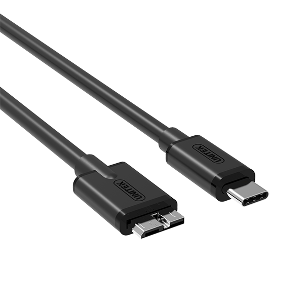 Kabel USB C - USB micro B Unitek Y-C475BK 1 m černý