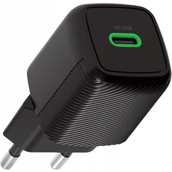 Ładowarka LTC Ładowarka sieciowa LTC PD 20W USB-C GaN czarna
