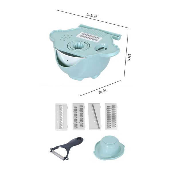 Multifunkciós konyhai szeletelő / aprító készlet (W1094)