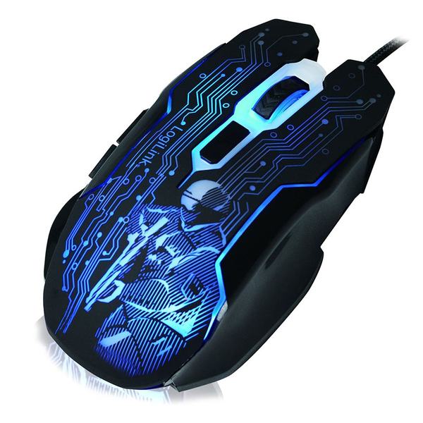 Logilink Gaming Optical USB-A Zw-Bl Retail 2400dpi