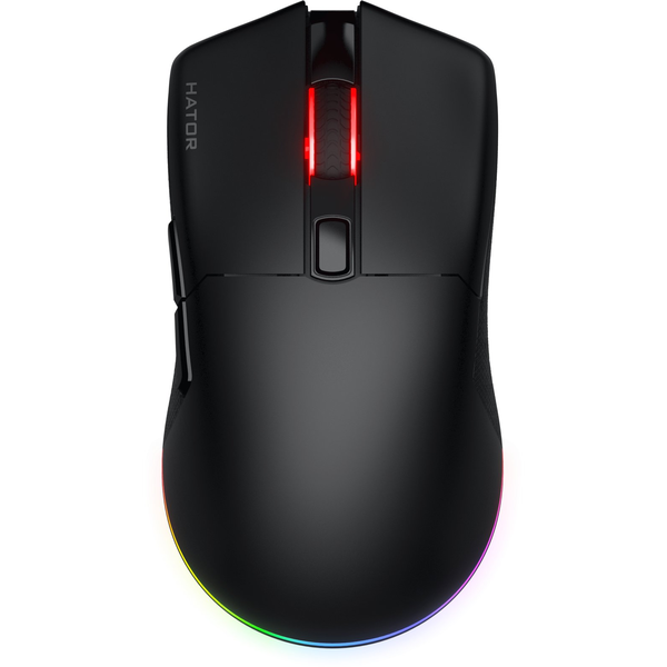 HATOR Pulsar 3 Wireless mus Spil Ambidextrous RF Wireless + Bluetooth + USB Type-C Optisk 12000 dpi