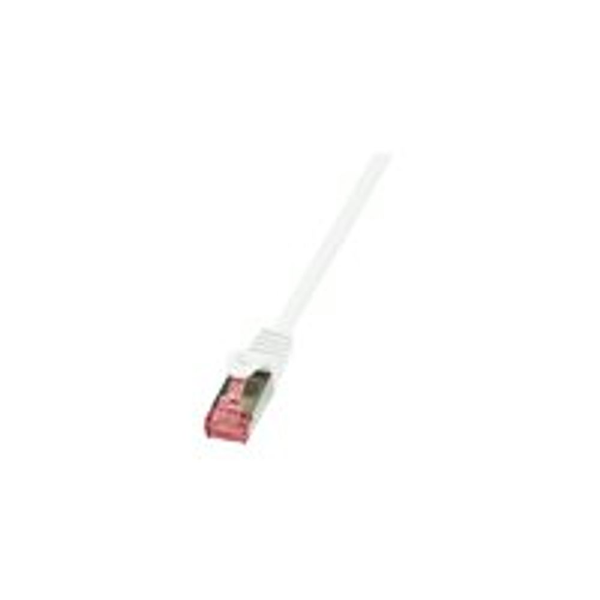 LogiLink CAT6 S/FTP Patch Cable PrimeLine AWG27 PIMF LSZH white 10m