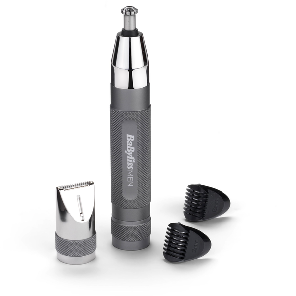 BABYLISS Super-X Metal E116E Тример за нос и уши, сиво-сребрист