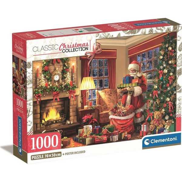 Clementoni 1000 pcs Santa's Visit Compact