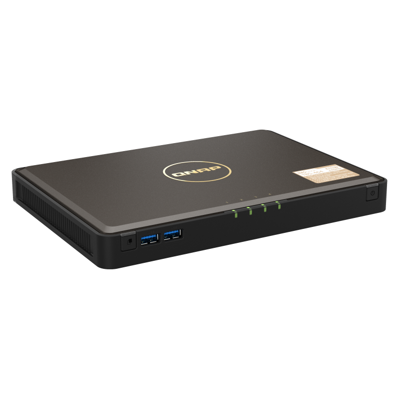 4-bay M.2 PCIe SSD NASbook, Intel Celeron N5105/N5095 4-core, burst up to 2.9GHz (TBS-464-8G)