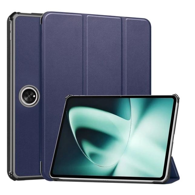 Gigapack OnePlus Pad bőr hatású tablet tok sötétkék (GP-143457) (GP-143457)