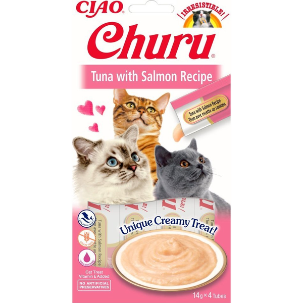 Inaba Cat Churu Püré - Tonhal Lazaccal 4 X  14 G