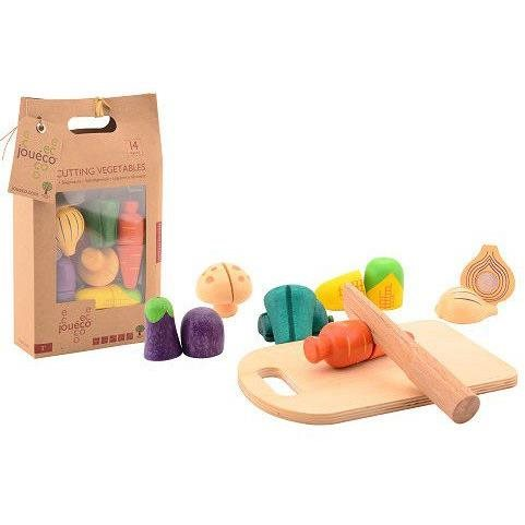 Jouéco fából készült szeletelhető zöldség 14 db (8711866800735)