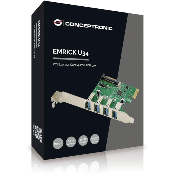 Conceptronic EMRICK02G placa/adaptador de interface Interno USB 3.2 Gen 1 (3.1 Gen 1)