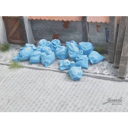  Juweela Juweela: Niebieskie pełne worki na śmieci (10 szt)