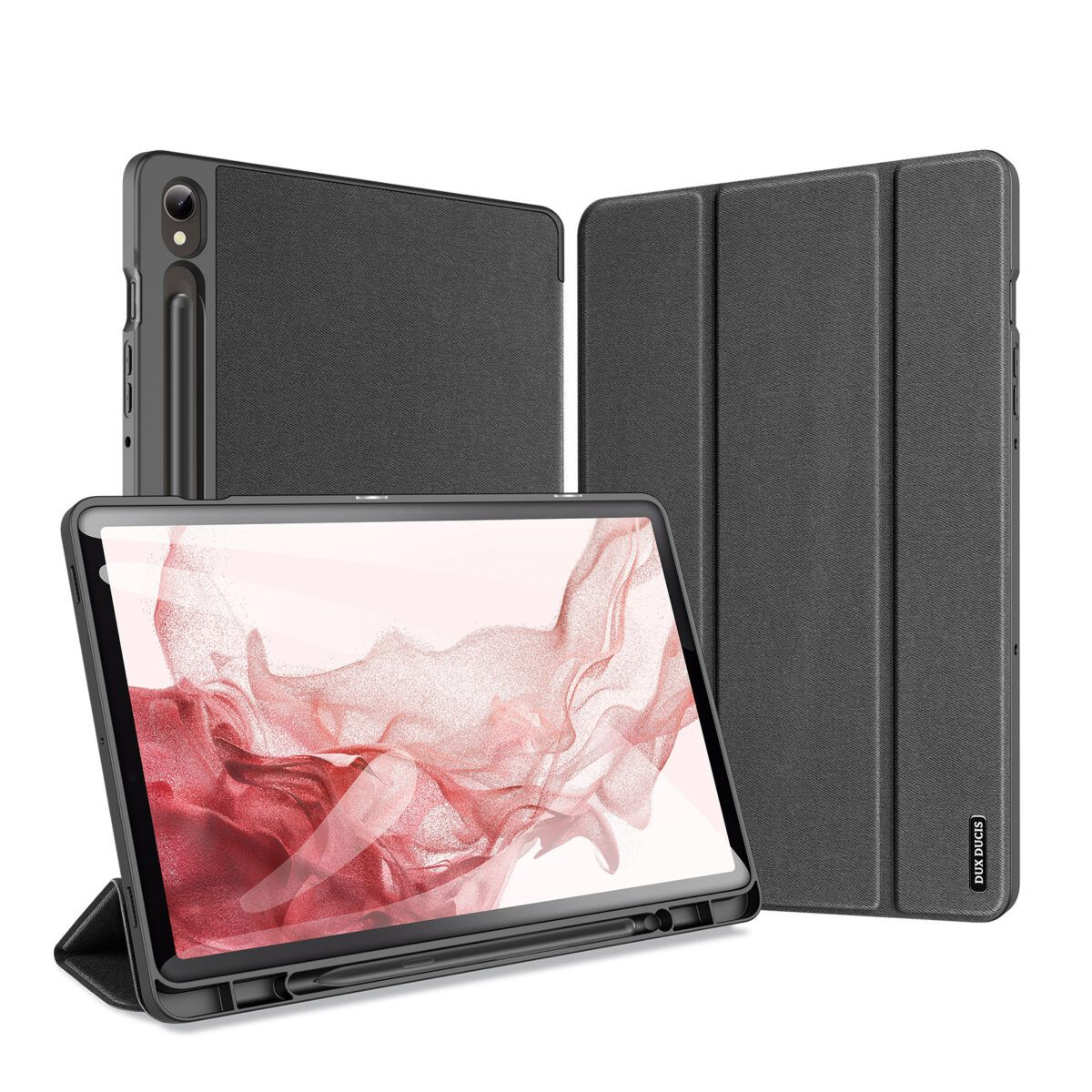 Dux Ducis Samsung Galaxy Tab S9 Trifold Tok - Fekete (DUX-DU-FO-X710-BK)