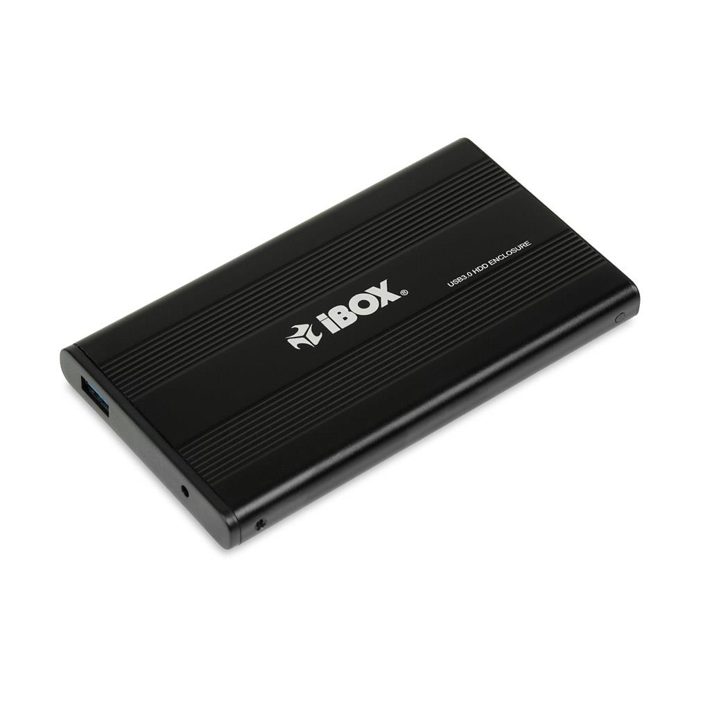 iBox IEU3F02 HD-02 2.5" USB 3.0 Külső HDD ház Fekete (IEU3F02)