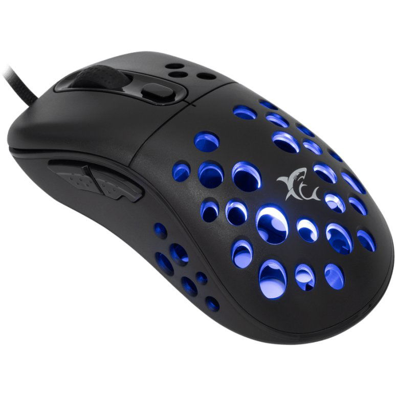 White Shark Azrael-B Gaming Egér GM-5013B Fekete (WS GM-5013B)