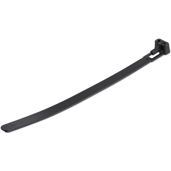 StarTech.com CBMZTRB6BK kabelbinder Losmaakbare kabelbinder Nylon, Kunststof Zwart 100 stuk(s)