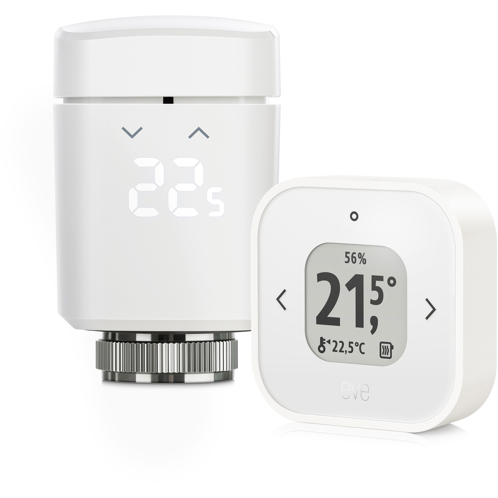 Eve Thermo Comfort Set Bundle - 1x Thermo Control (Matter) + 1x Eve Thermo (Matter) (10BEY1701-1)