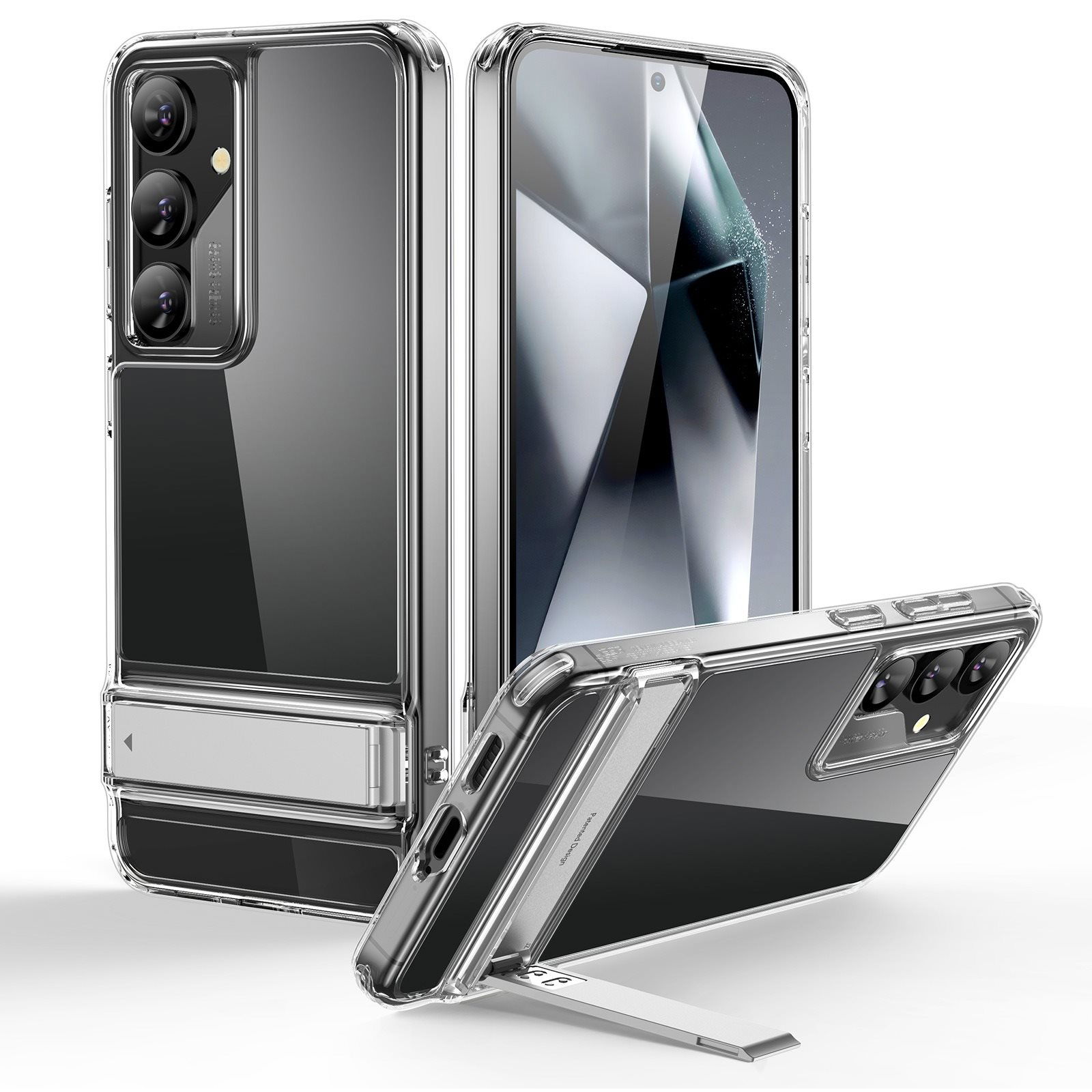 ESR Boost Kickstand Case, Compatible with Samsung Galaxy S24, Clear tok (1A7070102)