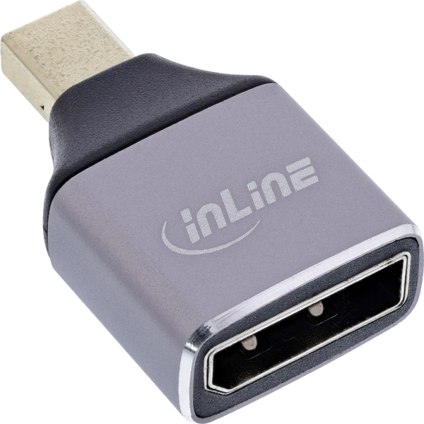 InLine 17291C kabel kønsskifter DisplayPort Mini DisplayPort Grå, Sort