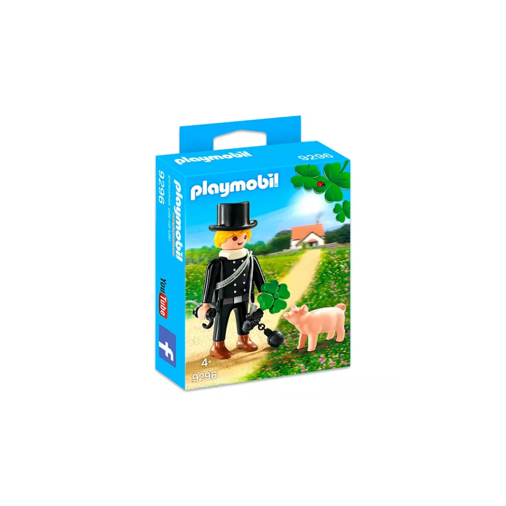 Playmobil 9296 Figures - Kéményseprő szerencsemalaccal (9296)