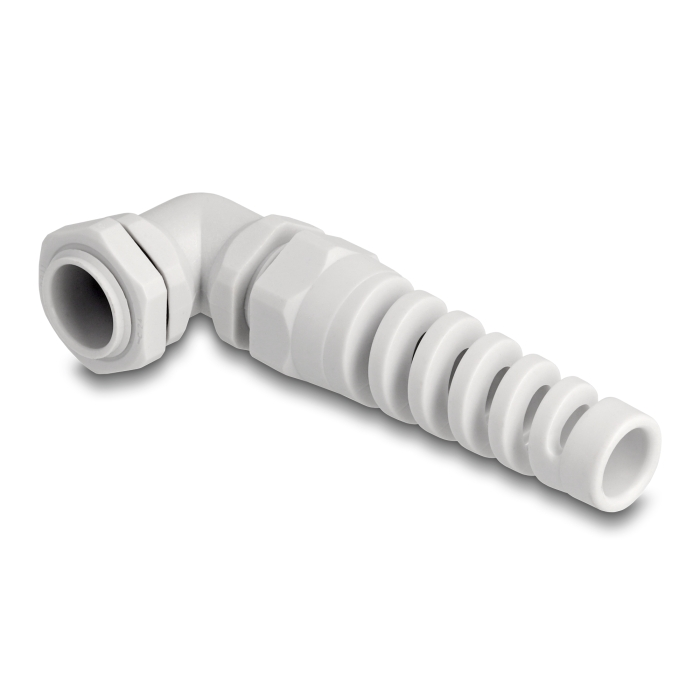 Delock Kábel tömszelence PG11 90 hajlított feszültség mentesítős szürke (60584) (60584)