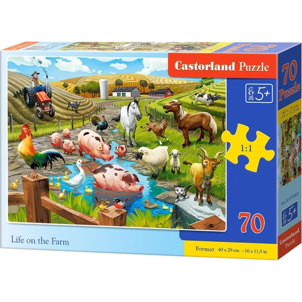 Castorland B-070060 puzzle Puzzle rompecabezas 70 pieza(s) Granja