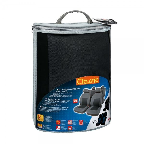 Lampa Classic üléshuzat szett szürke-fekete (0154995) (lampa0154995)