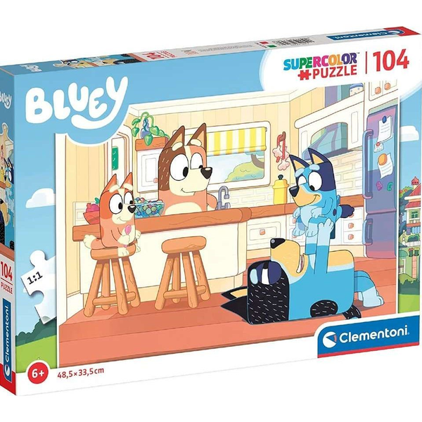 Clementoni Bluey Legpuzzel 104 stuk(s) Dieren