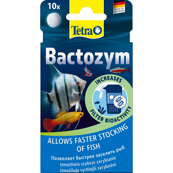 Tetra TETRA Bactozym 10 Kps. szczepy bakterii do filtra,szybka aktywacja akwarium
