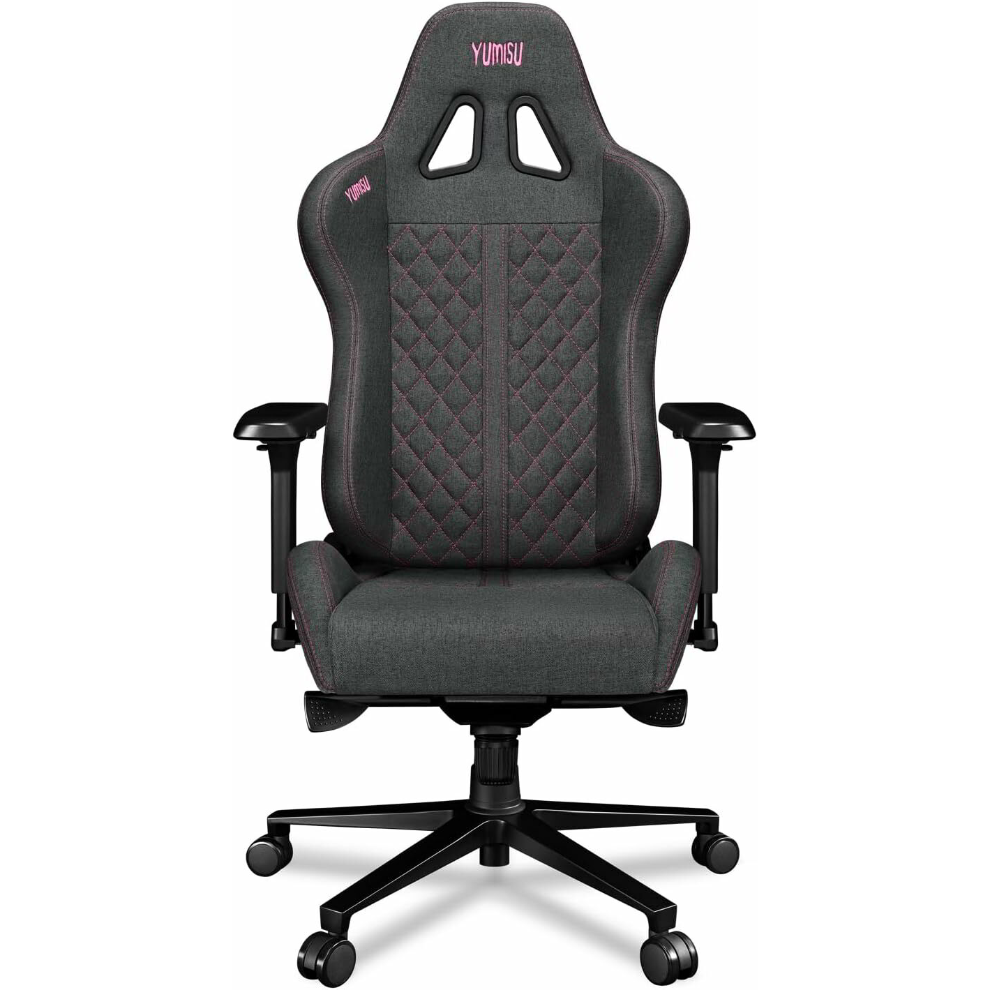 Yumisu 2053 Magnetic Material Irodai Görgős Forgószék - Fekete (Y-2053F-LB-M)