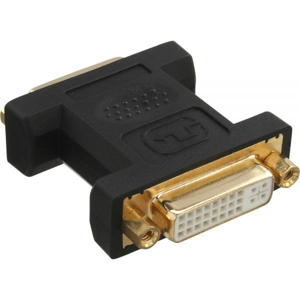 InLine 4043718200269 csatlakozó átlakító DVI-I 24+5 Fekete (17781P)