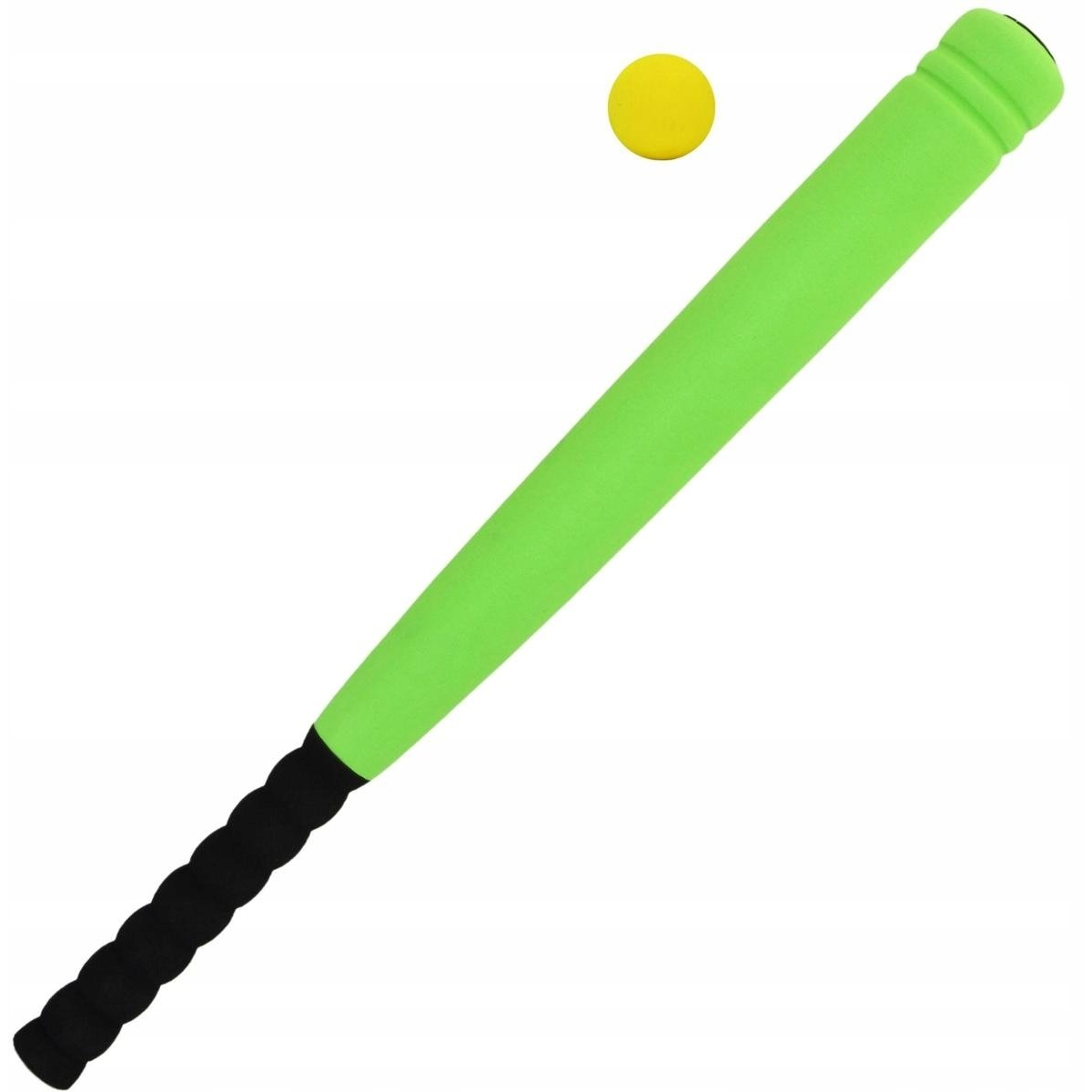 BASEBALLOVÁ PALICA PRE JUNIOROV 54CM S MÄKKOU LOPTIČKOU ZELENÁ