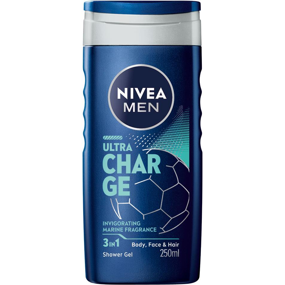 NIVEA Shower Men Ultra Charge LE 250 ml (9005800378794)