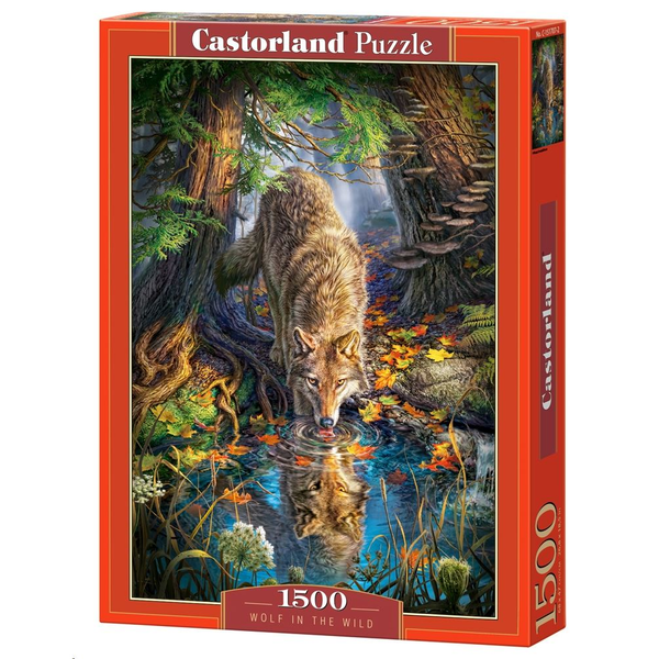 Castorland Wolf in the Wild Puslespil 1500 stk Dyr