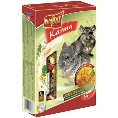 Vitapol 1600 Komplett Csincsilla Eledel 450 gr (5904479016003)