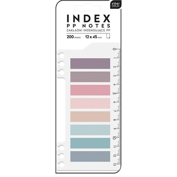  Interdruk Zakładki indeksujące PP Palette 200szt
