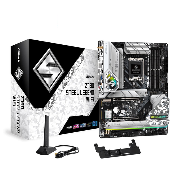 Дънна платка ASROCK Z790 Steel Legend Wi-Fi 6E, LGA 1700, DDR5, PCIe 5.0