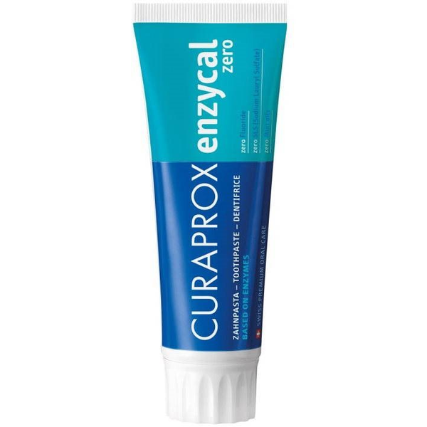 Zubná pasta Curaprox Enzycal Zero 75 ml bez fluoridu