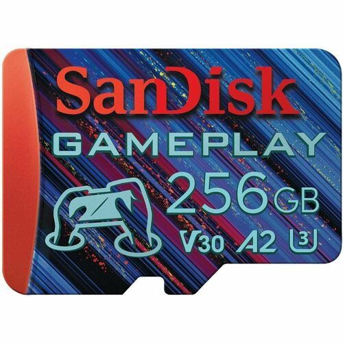 Карта памет SanDisk GamePlay microSDXC 256 GB — SDSQXAV-256G-GN6XN