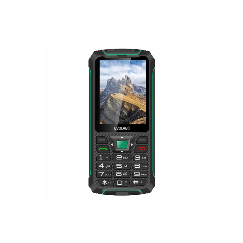 Evolveo StrongPhone W4 Dual SIM Mobiltelefon - Fekete/Zöld (SGM SGP-W4-BG)