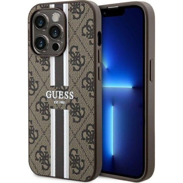 Funda Magsafe Para Iphone 14 Pro Max Con Estampado 4g Y Diseño A Rayas
