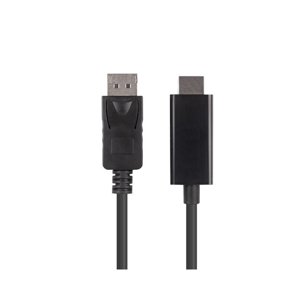 Lanberg DisplayPort 1.1 apa - HDMI 1.4 apa Kábel 3m - Fekete